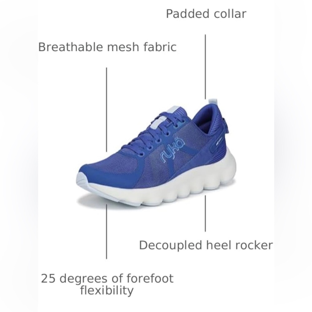 Ryka Women's Vibrant Blue Athletic Shoes
